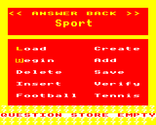 answer back sport
