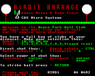 Birdie Barrage