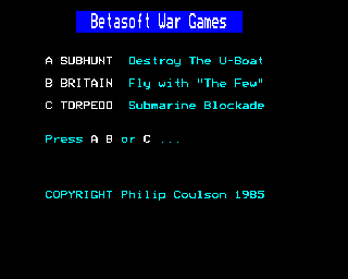 battle of britain betasoft B