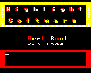 bert boot