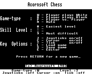 chess acornsoft