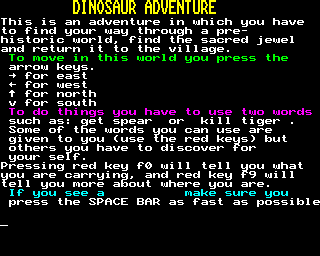 dinosaur adventure B