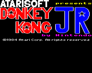 donkey kong junior atarisoft B