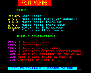 Fruit Machine beebug B