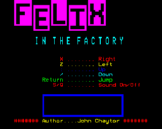 felix in the factory B