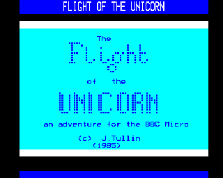 flight of the unicorn B