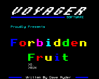 forbidden fruit voyager B