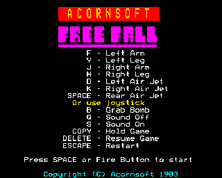 free fall B