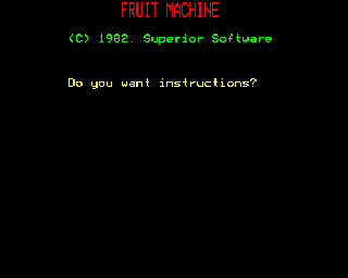 fruit machine superior B