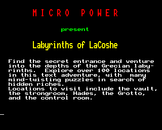 labyrinths of lacoshe B