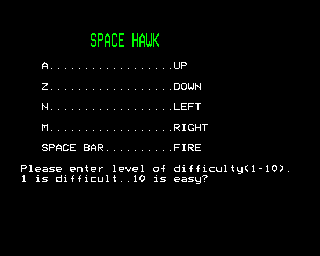 space hawk B