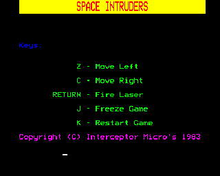 space intruders