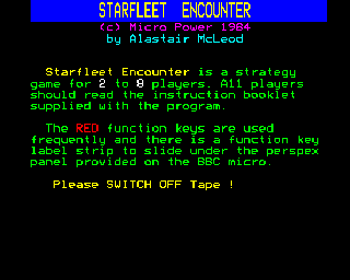 starfleet encounter B