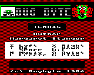 tennis bug byte