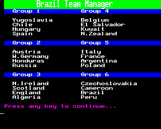 World Cup Manager B