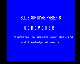 wordpower sulis B