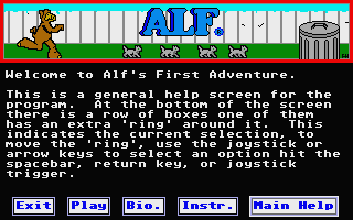 ALF The First Adventure