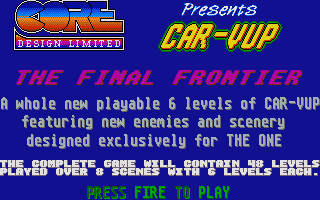 Car-Vup The Final Frontier
