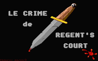 Crime de Regent's Court Le