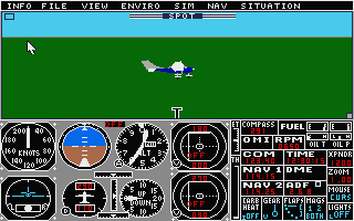 Flight Simulator II Lake Huron