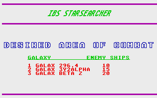 IBS Starsearcher