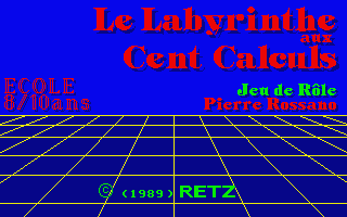 Labyrinthe Aux Cent Calculs Le