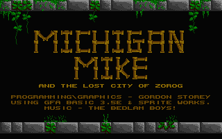 Michigan Mike and The Lost City of Zorog