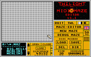 Midi Maze Editor