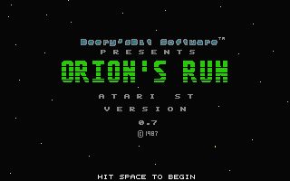 Orion's Run (Demo)