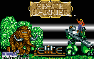 Space Harrier Extra Levels