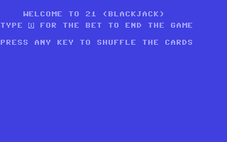 21 - Blackjack