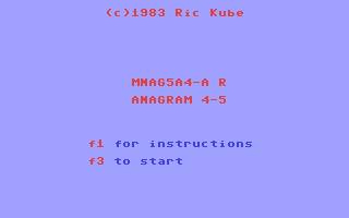 64-Education Language Series - L-12 Anagram Fun