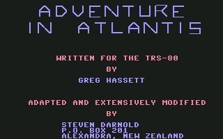 Adventure in Atlantis