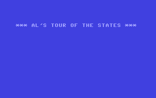 Al's Tour of the States