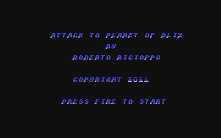 Attack to Planet of Blix