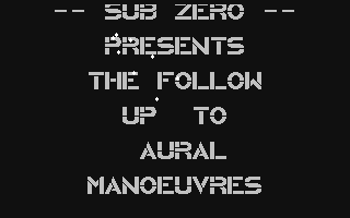 Aural Manoeuvres II