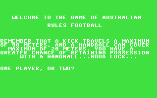 Australian Rules Football v2