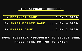 The Alphabet Shuffle