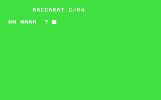 Baccarat C-64 v2