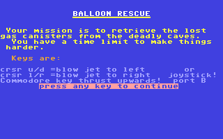 Balloon Rescue (English)