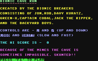 Bionic Cave Run