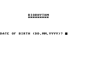 Biorhythm v5