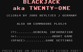 Blackjack aka Twenty-One