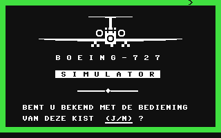Boeing-727 Simulator (Dutch)