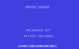 Brain Teaser v5