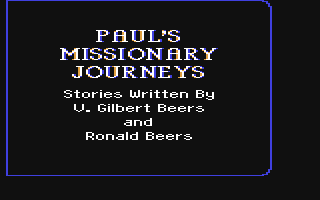 The Baker Street Kids - Paul's Missionary Journeys