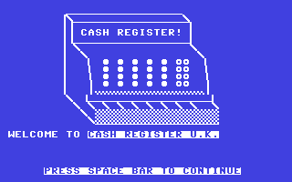 Cash Register - UK