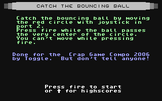 Catch the Bouncing Ball