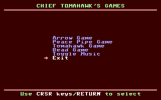 Chief Tomahawk's Games