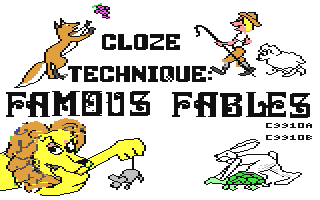 Cloze Technique - Famous Fables 8